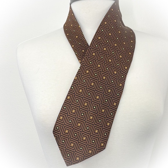 💕Beautiful Brown Today’s Man Silk Tie💕 - Picture 5 of 11
